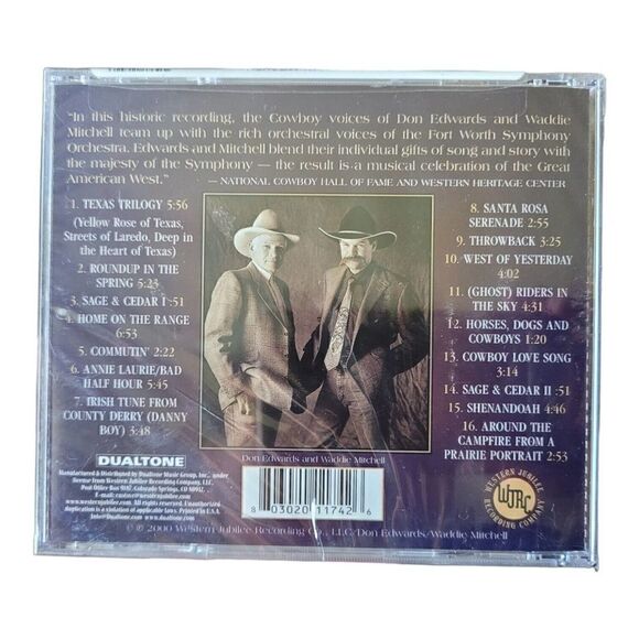 DON EDWARDS & WADDIE MITCHELL A PRAIRIE PORTRAIT NEW CD - Picture 2 of 2